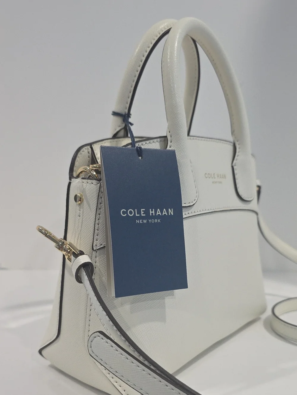 NWT ✅ Cole Haan THE LADY Small Satchel Bag POWDER #U08298 ✨ NWT + Dust Bag